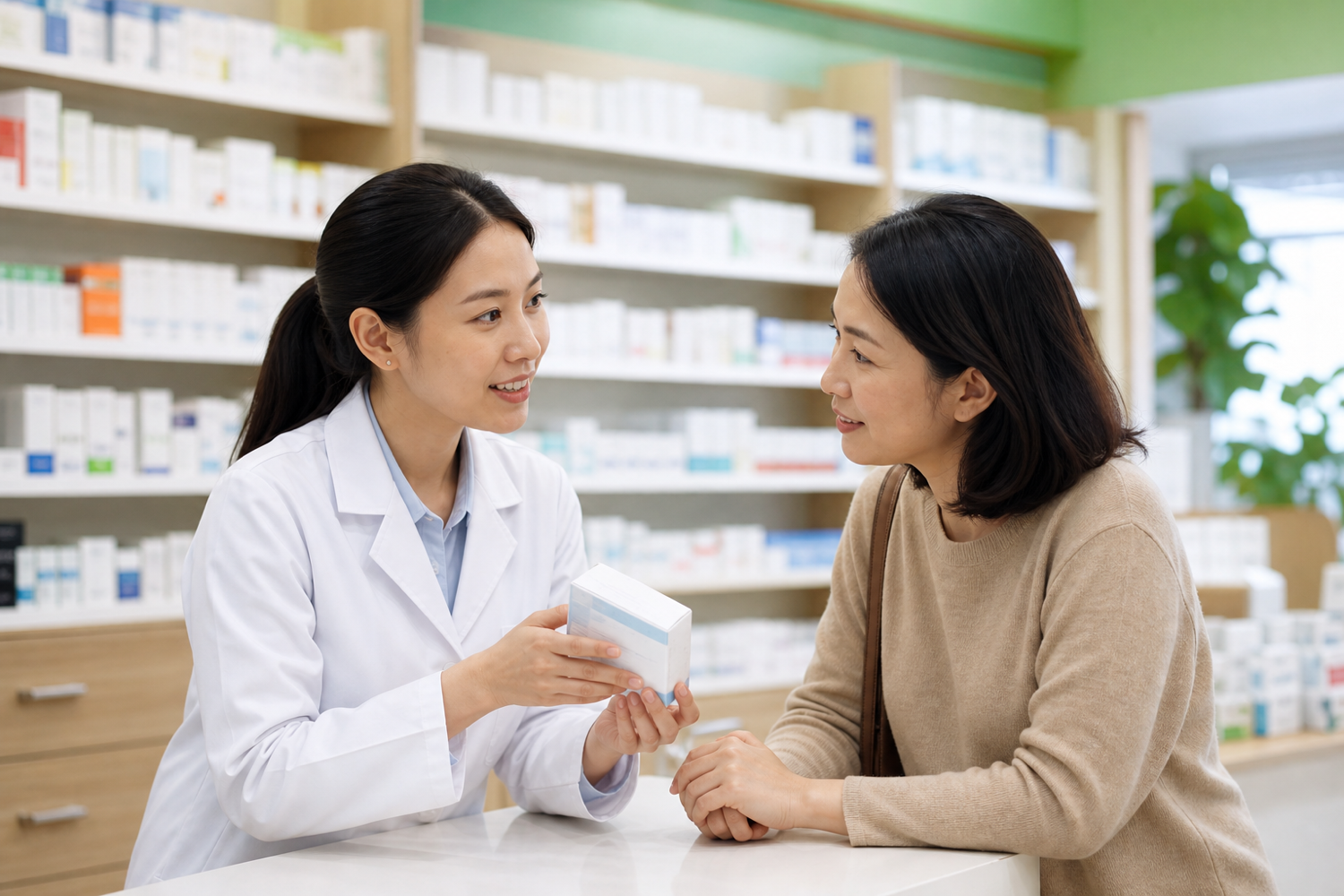 Dược sĩ tư vấn cho khách hàng